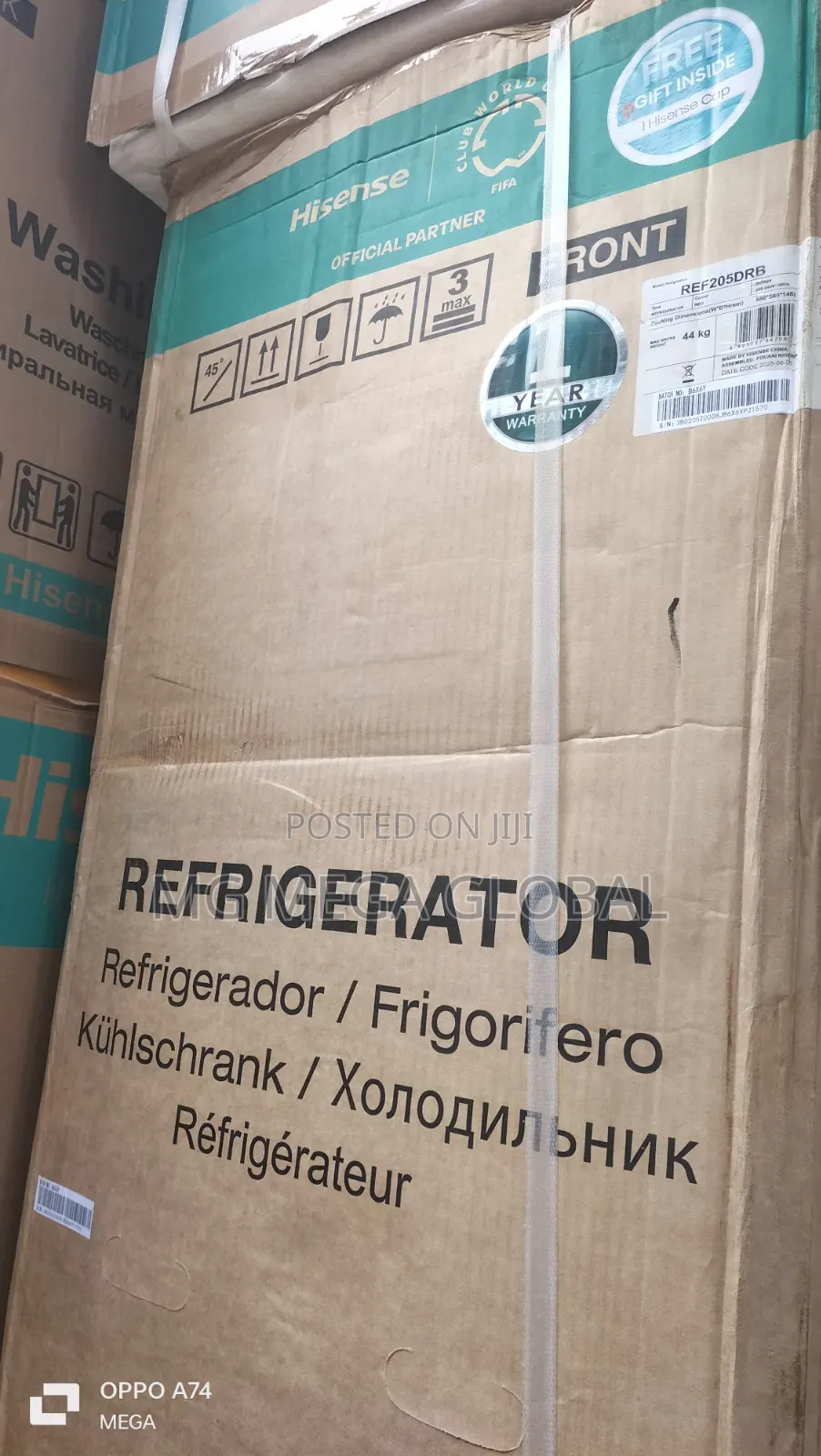 Hisense Refrigerator 205drb