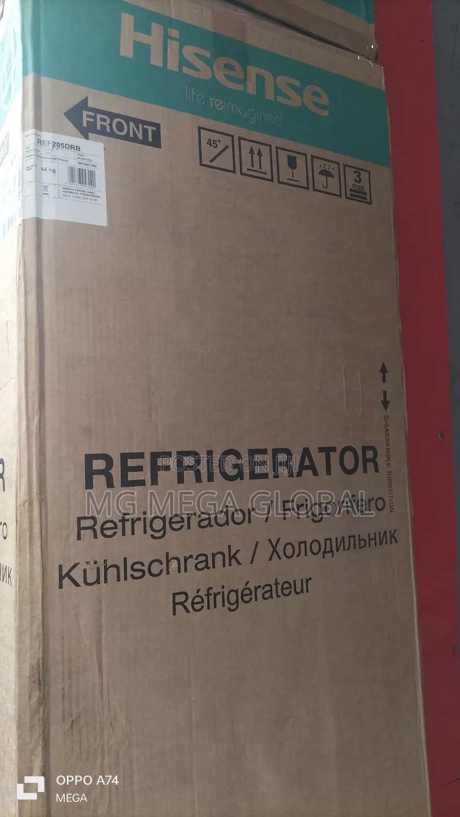 Hisense Refrigerator 205drb
