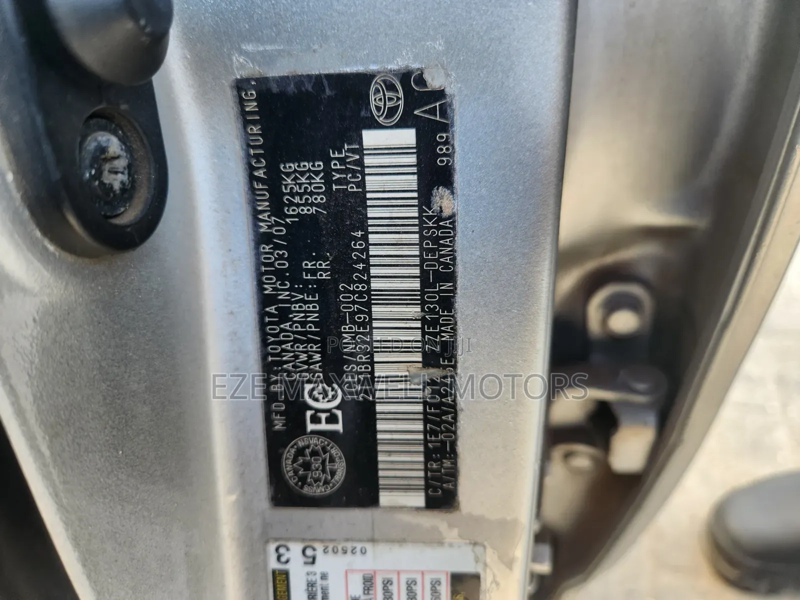 Toyota Corolla S 2007 Silver