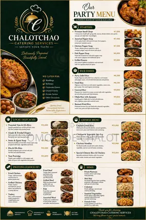 Outdoor Catering • Buffet • Small Chops • Event Catering