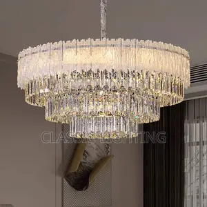 Luxury Crystal Lights for Living Room Light Fixtures Ceiling Chandelie
