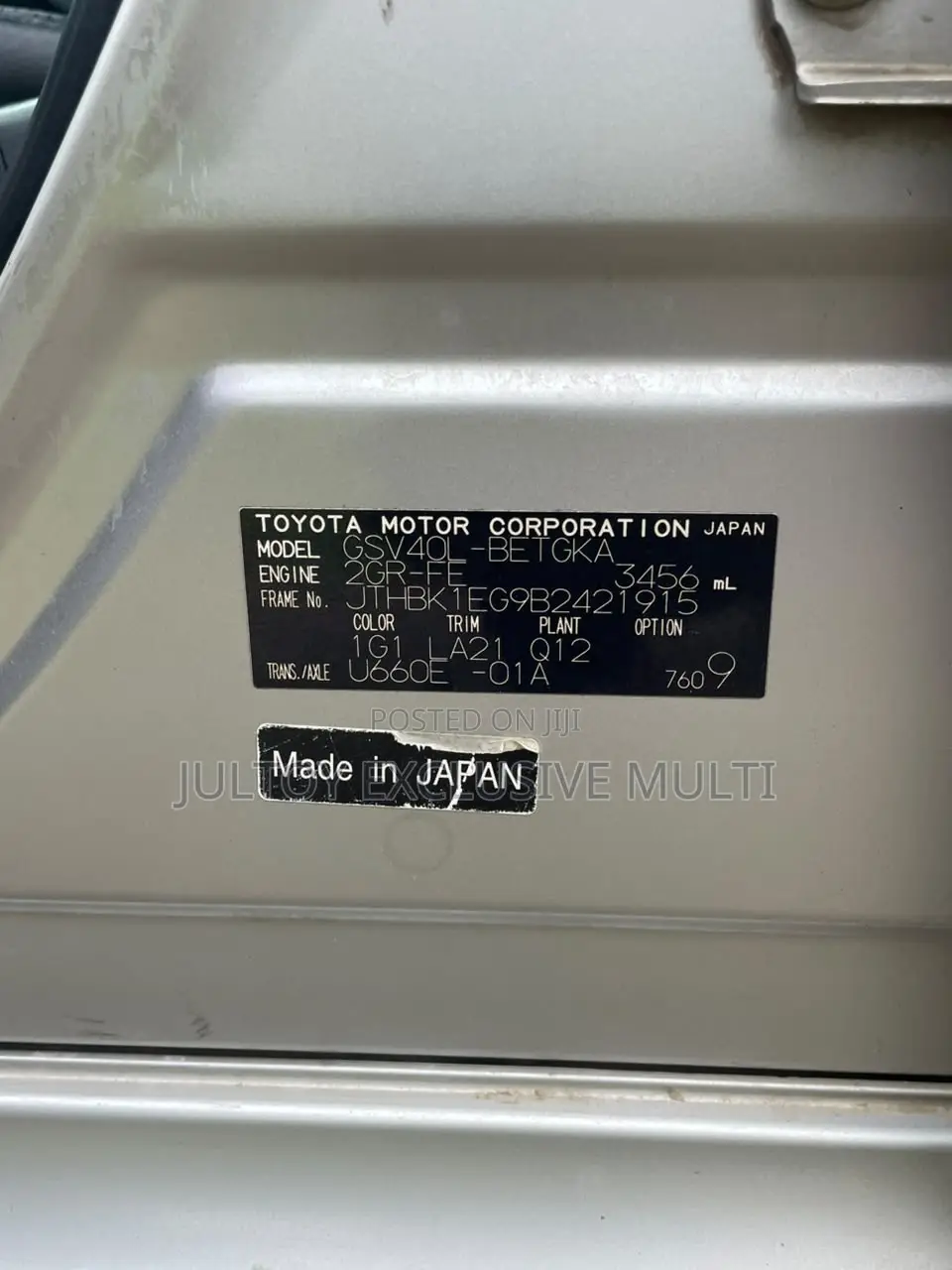 Lexus ES 350 2011 Silver