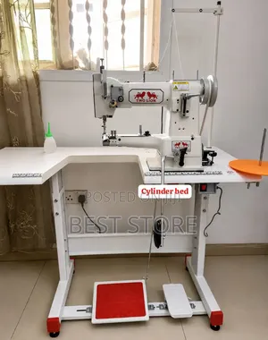 Two Lion Cylinder Bed Leather Sewing Machine Industrial Clutch Motor