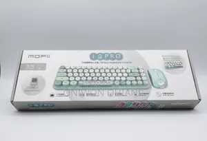 MOFII I6 PRO Wireless Keyboard Mouse Set – Pastel Purple