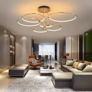 Modern Living Room Ring Chandelier Nordic New Design Ceiling Lamps