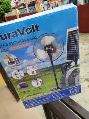 Duravoult Solar Pack With 12" DC Fan.