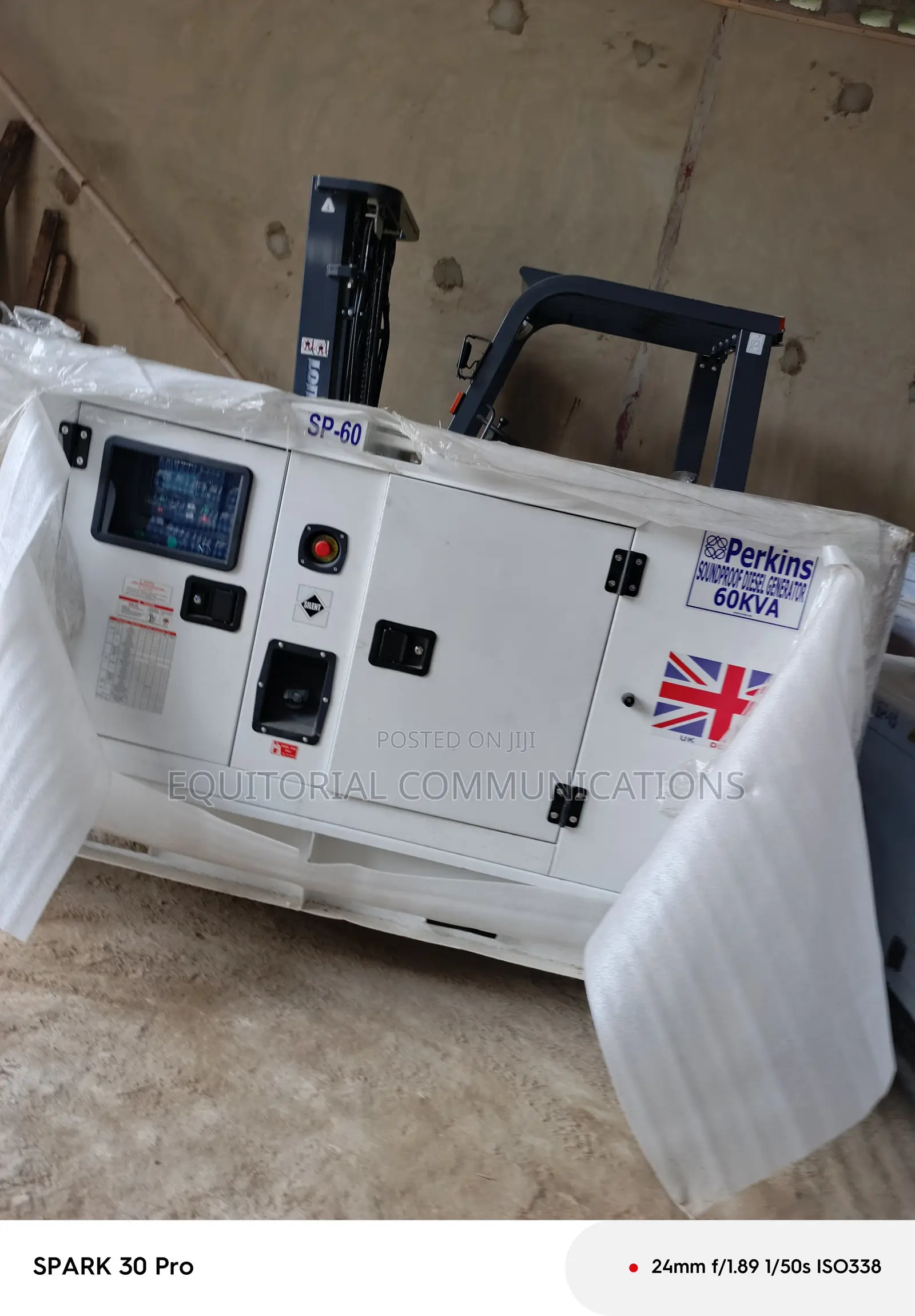 Perkins 60kVA Silent Generator – Efficient Power