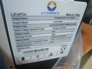 LVTOPSUN Lithium Ion Battery 5kwh 48V Stackable