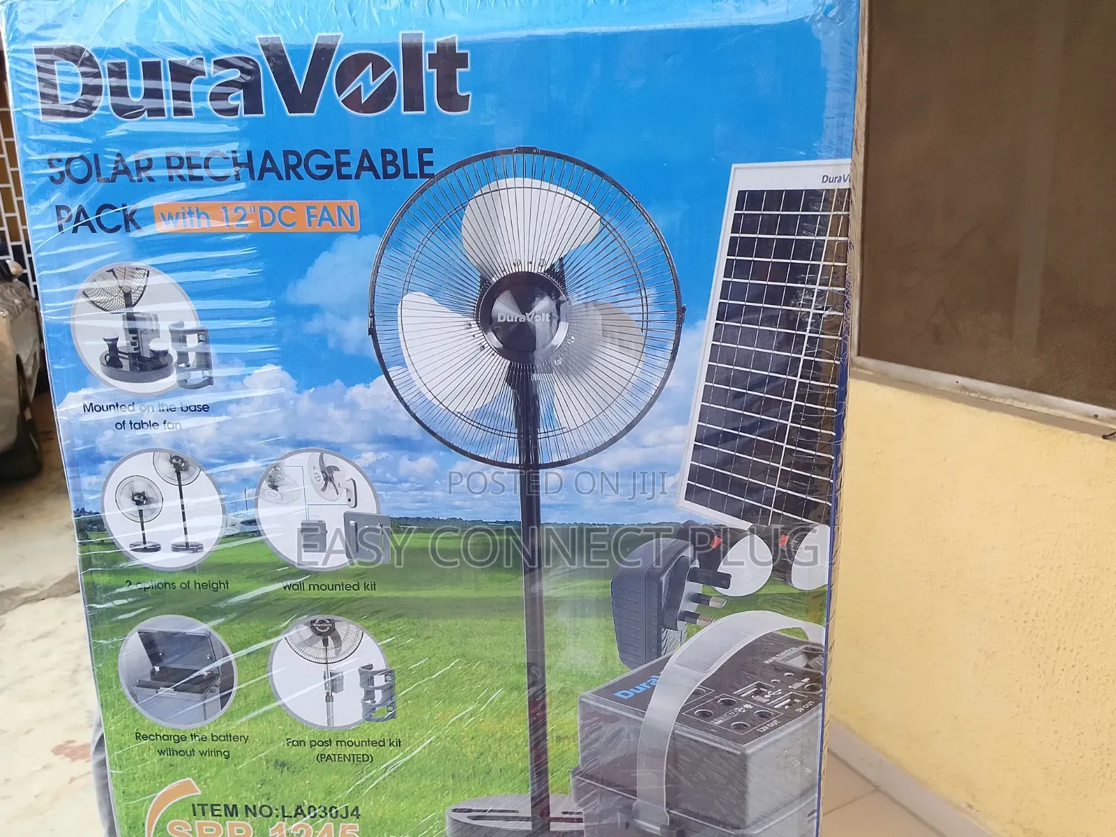 Duravolt Solar Pack (SRP-1245) + Wall Mounted Kit.