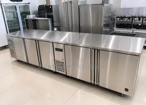 3 Doors Stainless Steel Undercounter Refrigerator Description