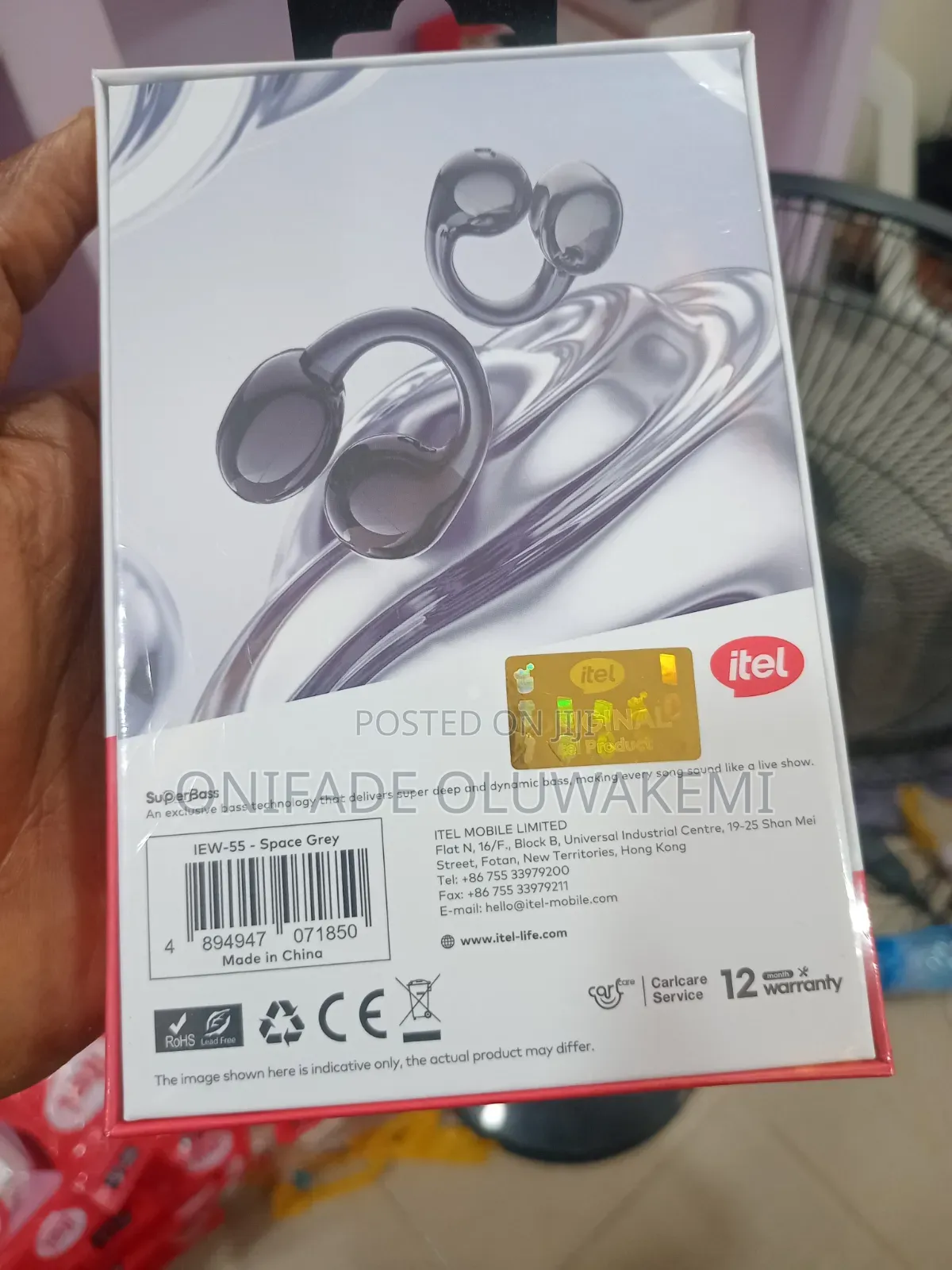 Itel BudsFit 5 Earbuds.