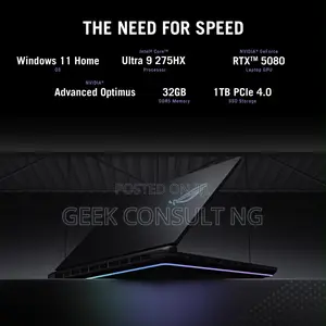 New Laptop Asus ROG Strix G16 32GB Intel Core Ultra 9 SSD 1T