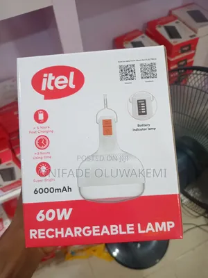 Itel 60W Rechargeable Lamp IEB-A60