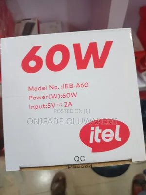 Itel 60W Rechargeable Lamp IEB-A60