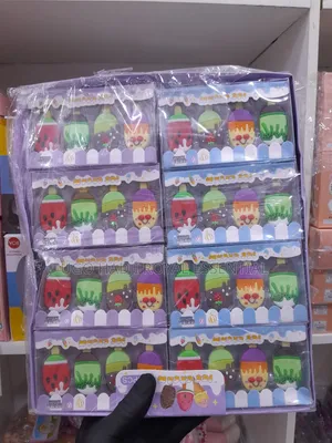 Cute Popsicle Ice Cream Eraser Set for Kids (4 Pieces Pack)
