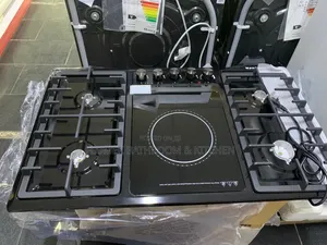 Premium 5-Burner Built-in Gas Stove (Tempered Glass Top)