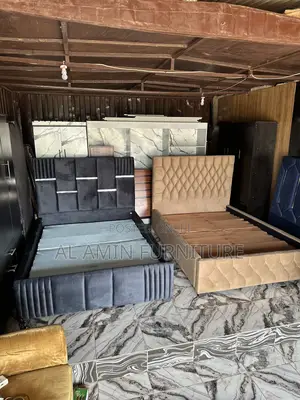 4.5by 6 Bed Frame Good Finished 