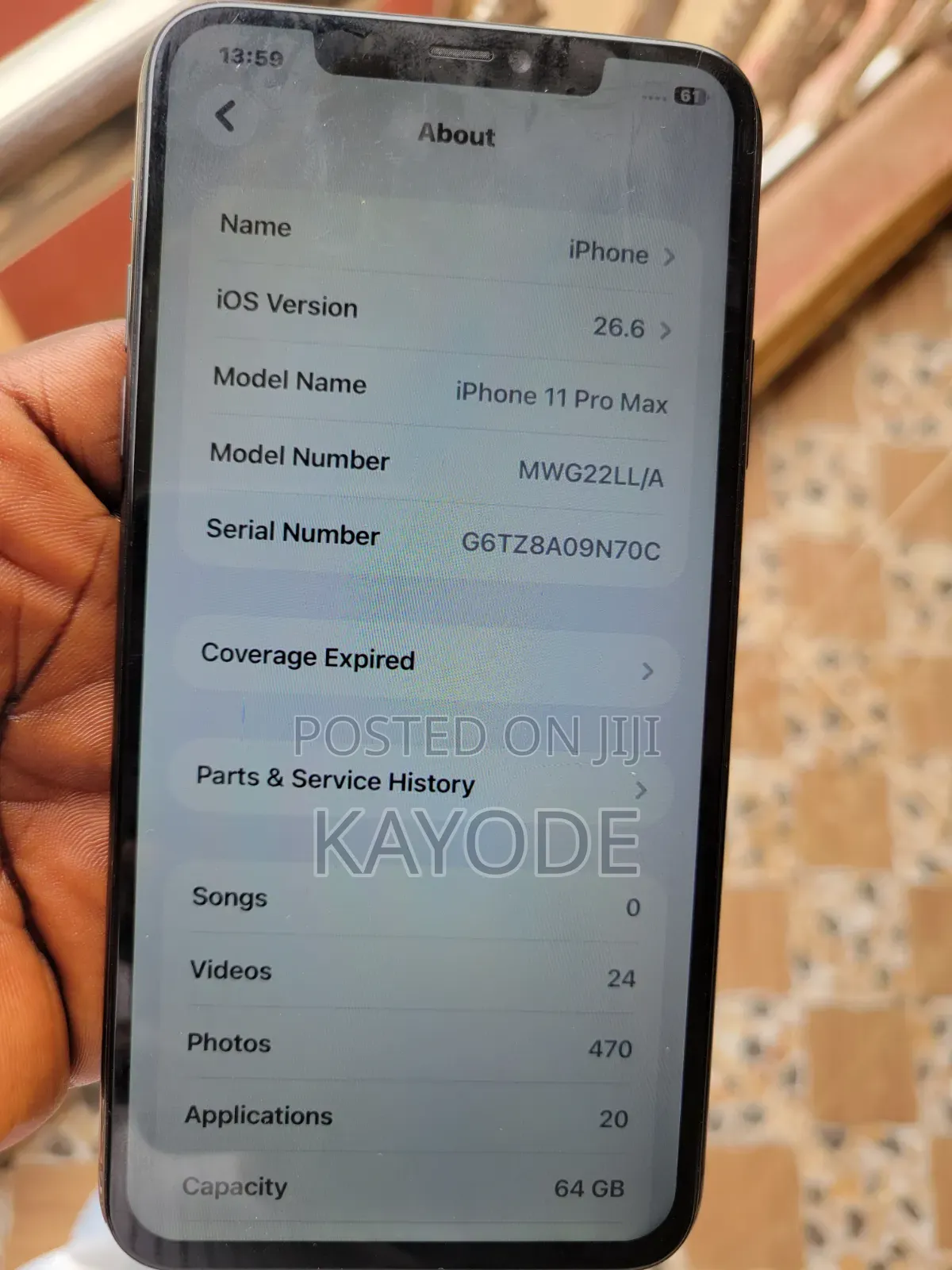 Apple iPhone 11 Pro Max 64 GB Gray