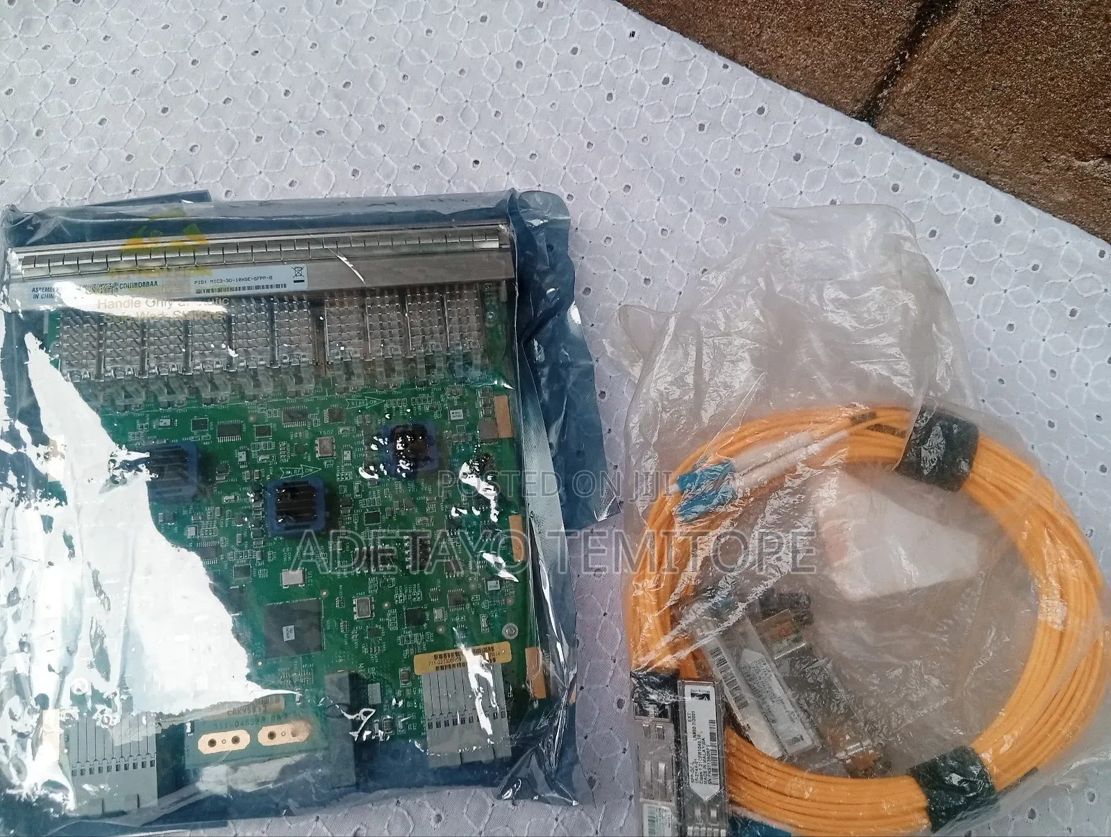 Brand New Juniper MIC3-3D-10xGE-SFPP-B 10GbE Interface Card