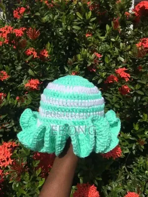 Crochet Ruffle Hat