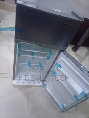 Skyrun 120L Double Door Refrigerator Freezer for Kitchen Apartment