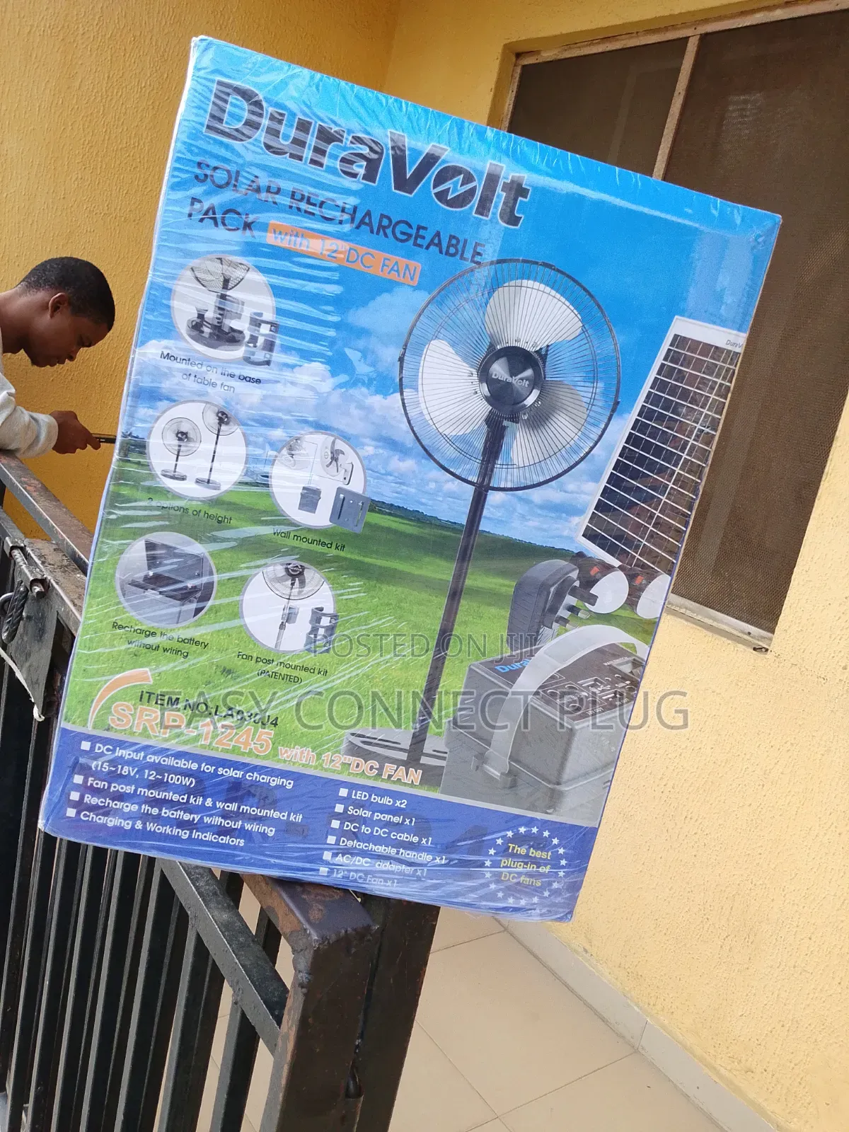 Duravolt, Recharge the Battery Without Wiring (Solar Pack).