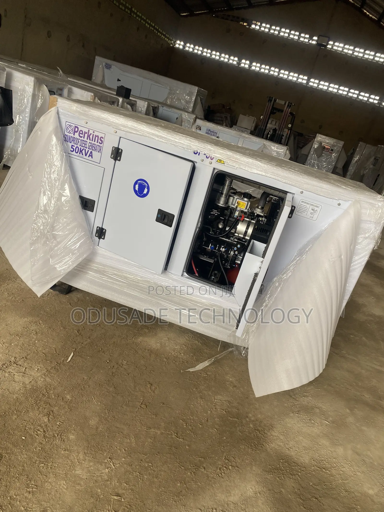 Quiet 50KVA Generator Set With Perkins Diesel Engine