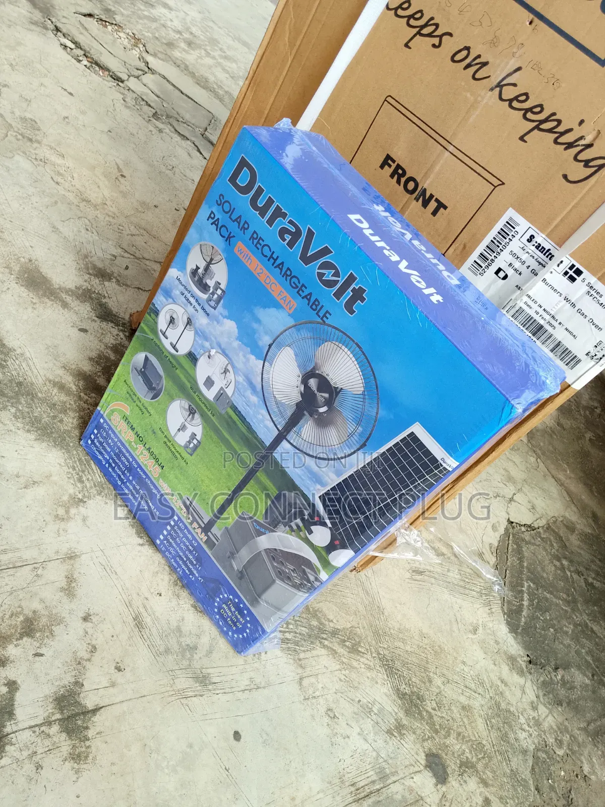 Affordable Duravolt Solar Pack With 12" DC Fan.