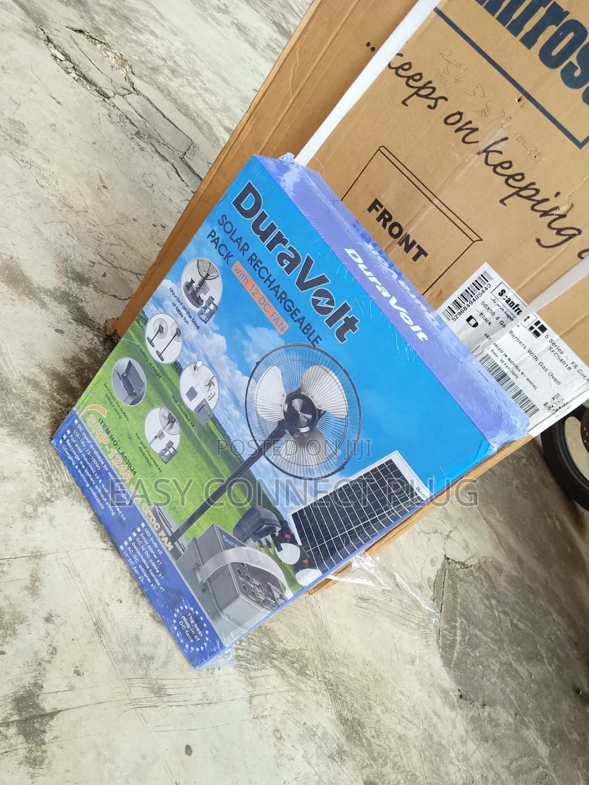 Affordable Duravolt Solar Pack With 12" DC Fan.