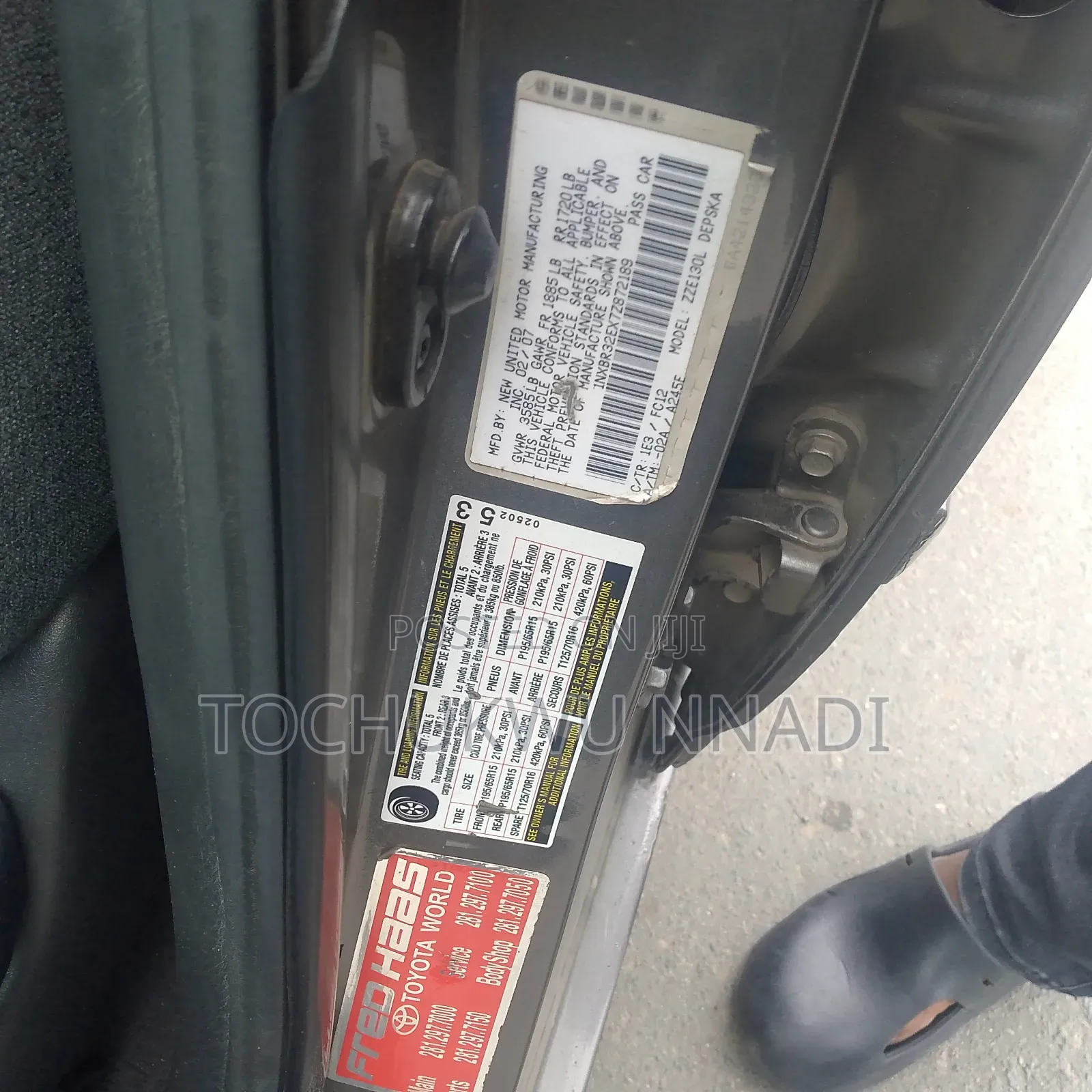 Toyota Corolla S 2007 Gray
