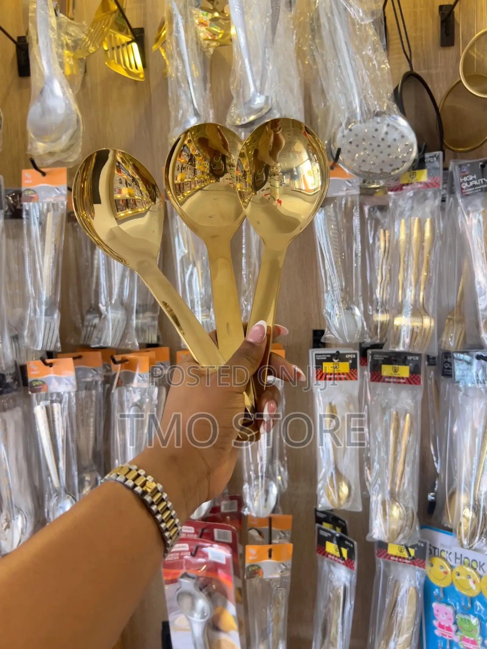 Gold Serving Spoons