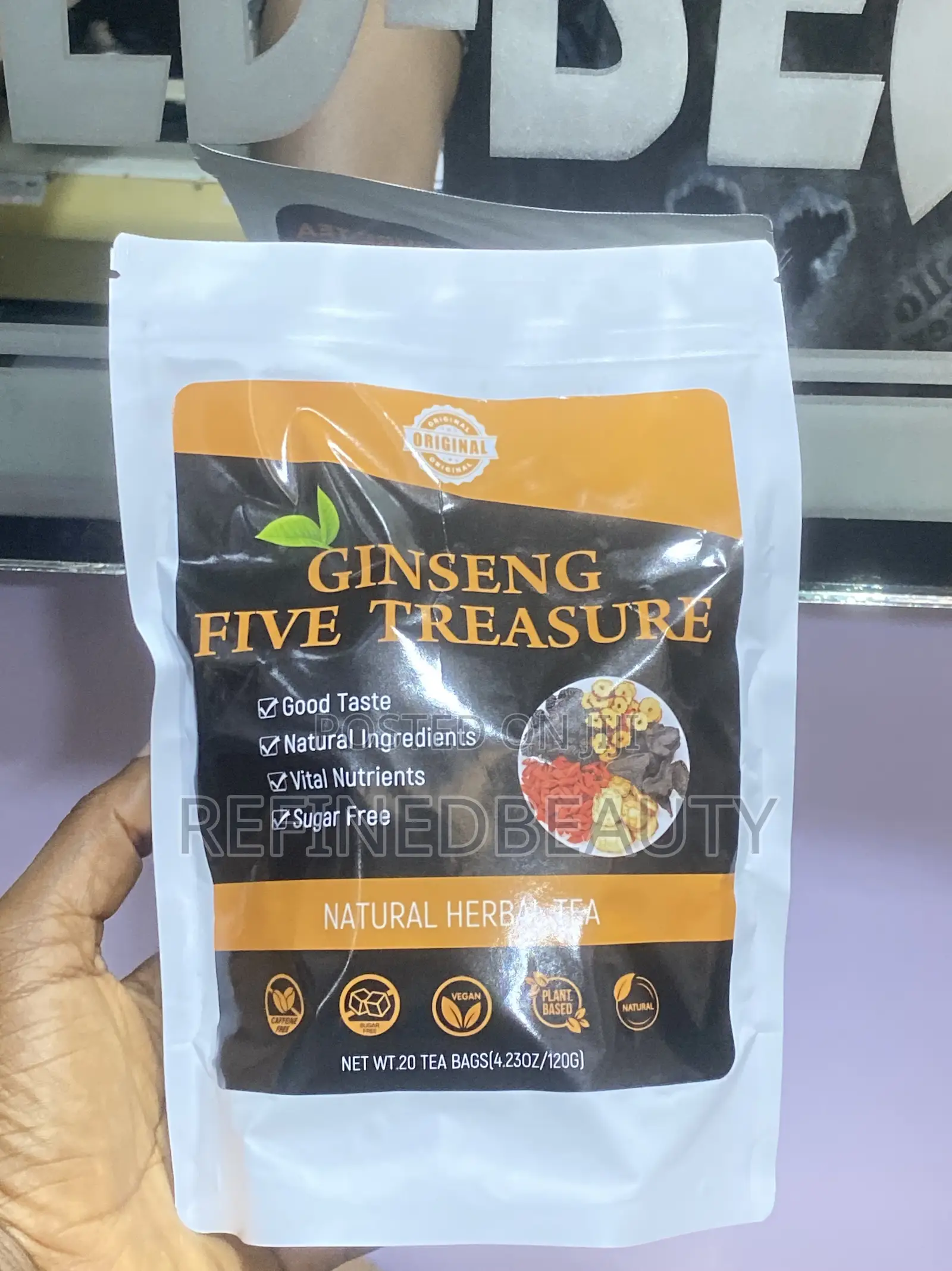 Ginseng Five Treasure Natural Herbal Tea