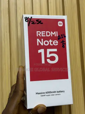 New Xiaomi Redmi Note 15 256 GB Black