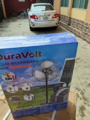Duravolt Solar Rechargeable Pack for Fans.