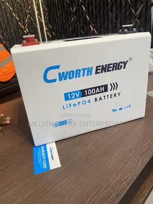 1.3kwh 100ah 12v Cworth Energy Solar Lithium Ion Phosphate Batteries