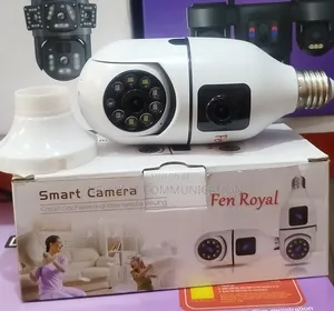 Smart Bulb Camera Two Lens