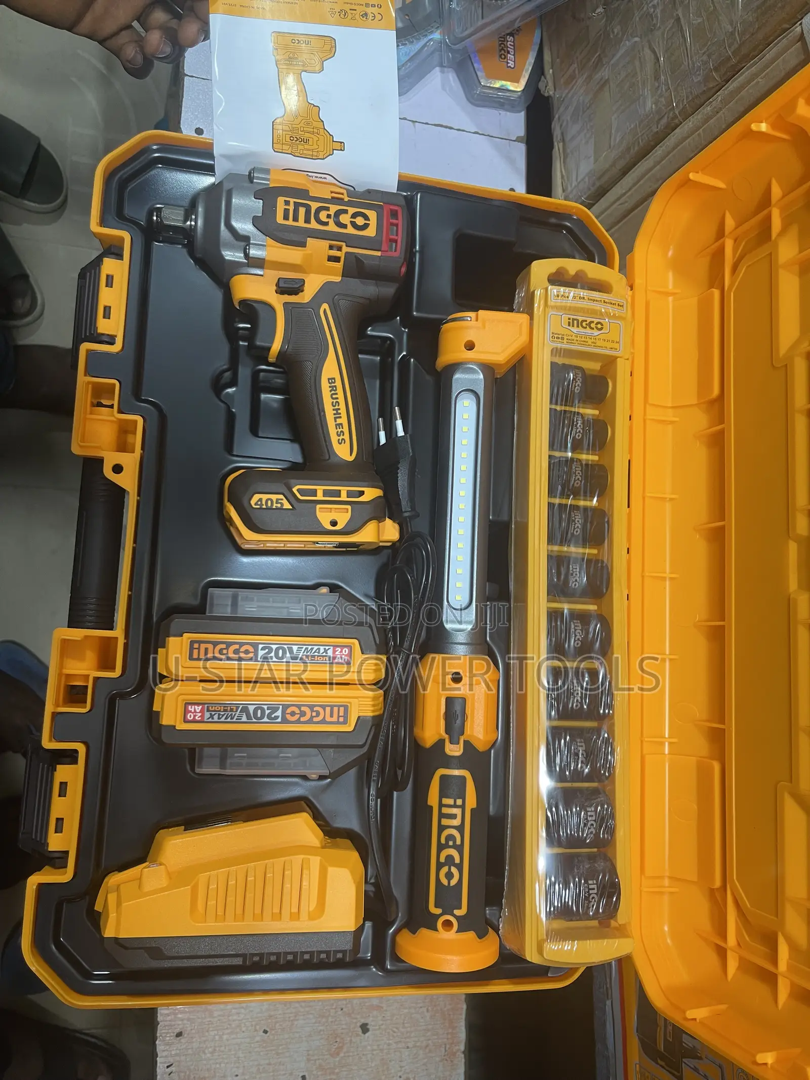 Ingco Cordless Impact Wrench
