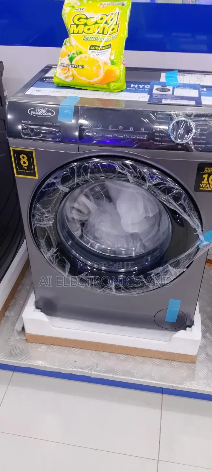 Haier Thermocool Automatic Front Load Washing Machine 8kg
