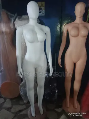 Plastic Faceless White Woman