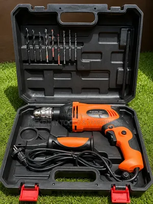 Be Decker 13mm Electric Impact Drill Machine Set With Bits Case