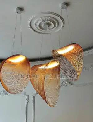 Modern Artistic Wave Pendant Light / Luxury Hanging Ceiling Lamp