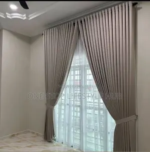 Premium Luxury Turkey Curtains With Pleated Design Sheer Net