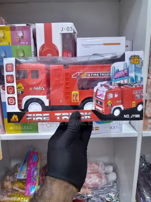 Electric Bump-and-Go Fire Truck Toy for Kids (Ages 3+)