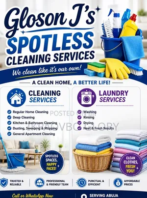 Gloson J's Spotless Cleaning Services