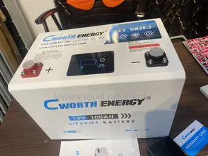 1.3kwh 12v 100ah Cworth Energy Solar Lithium Ion Phosphate Batteries