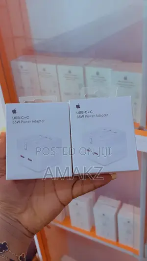 Apple USB-C + C 35w Power Adapte