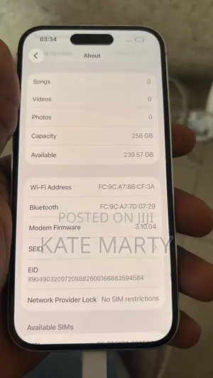 Apple iPhone 15 256 GB Yellow