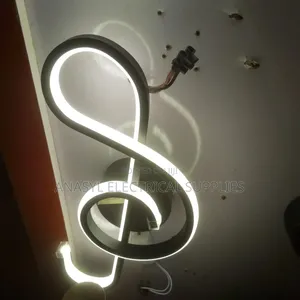 Anasyl Modern LED Music Note Wall Sconce