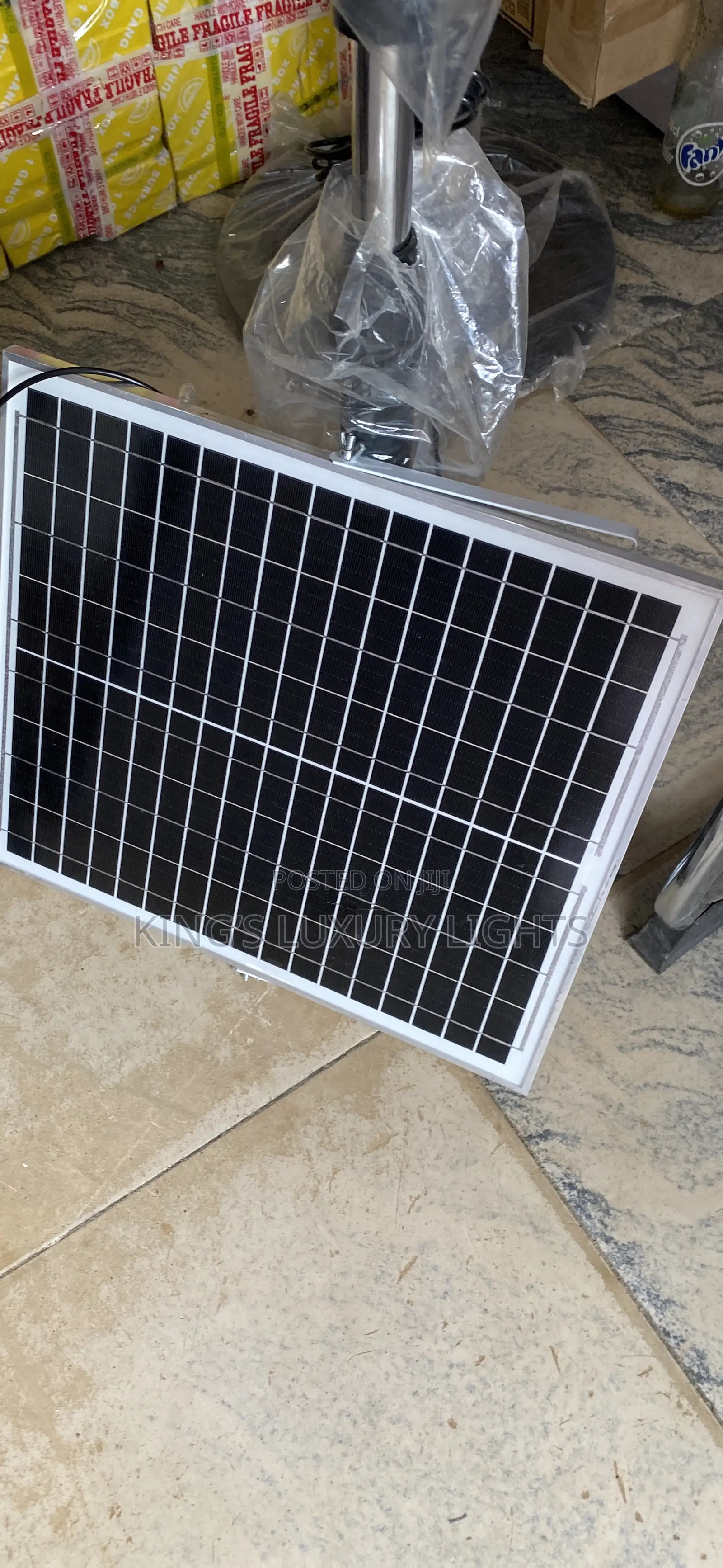 Solar Rechargeable Fan