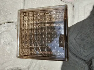 Crystal Brown Glass Block